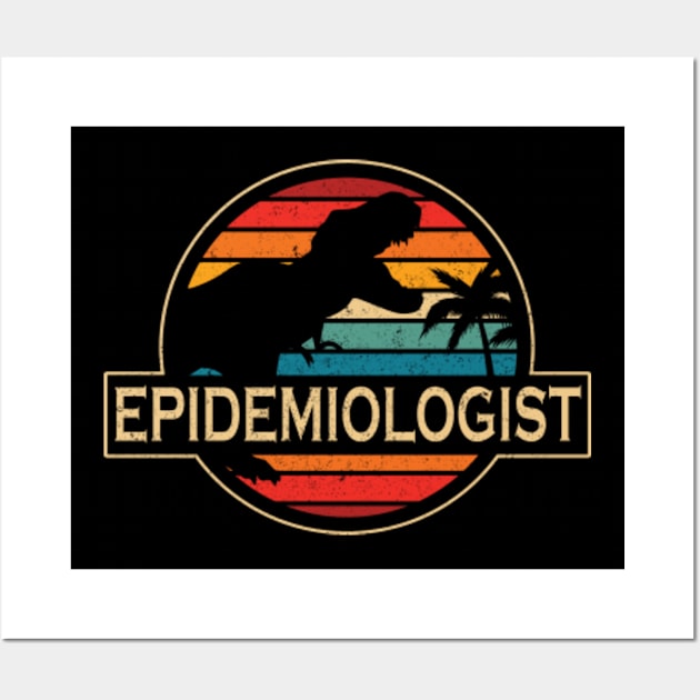 Epidemiologist Dinosaur Wall Art by SusanFields